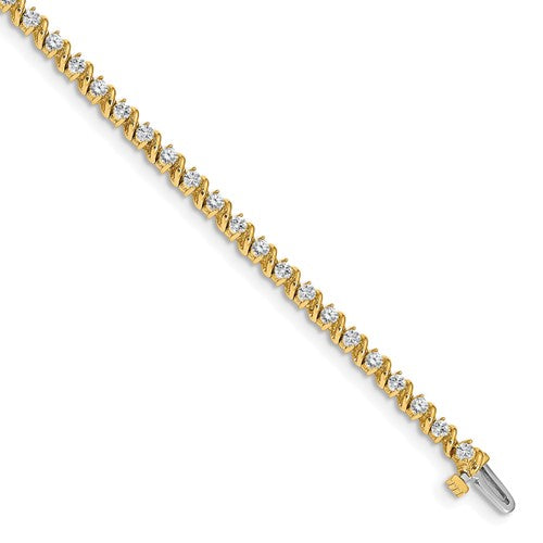 14k VS Diamond Tennis Bracelet