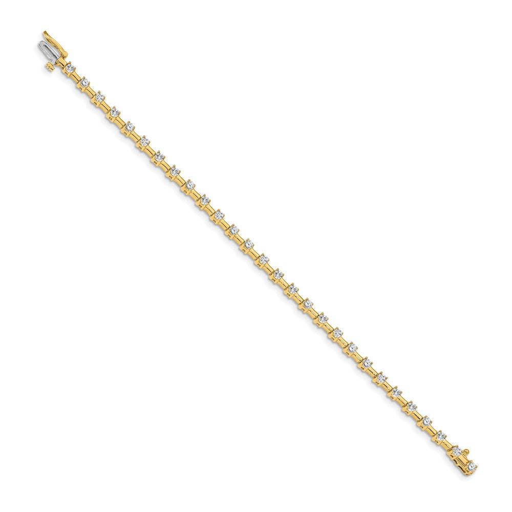14k AAA Diamond Tennis Bracelet