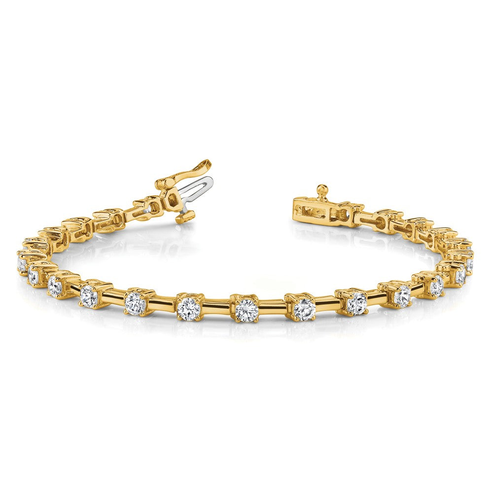 14k AAA Diamond Tennis Bracelet