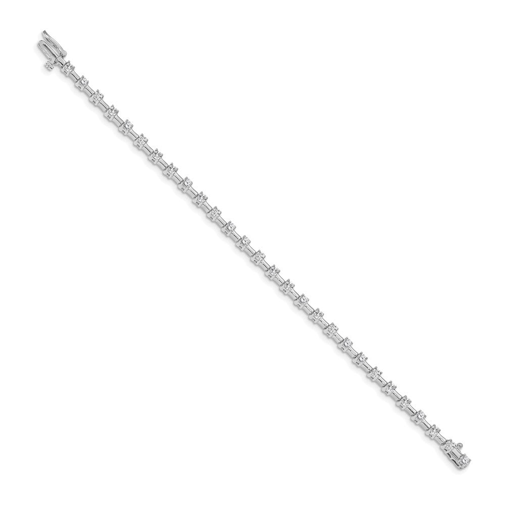 14k White Gold VS Diamond Tennis Bracelet