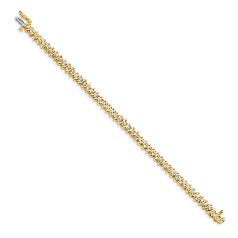 14k 2.2mm Diamond Tennis Bracelet Mounting