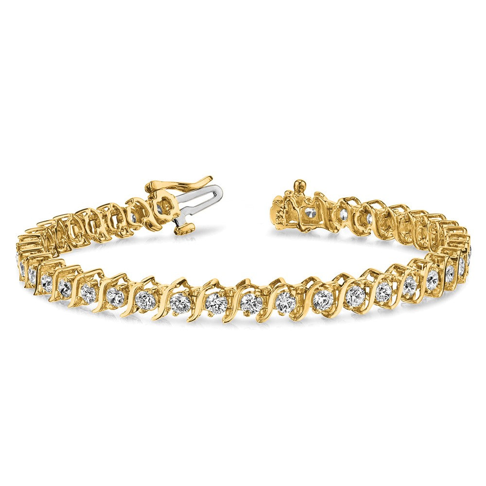 14k A Diamond Tennis Bracelet
