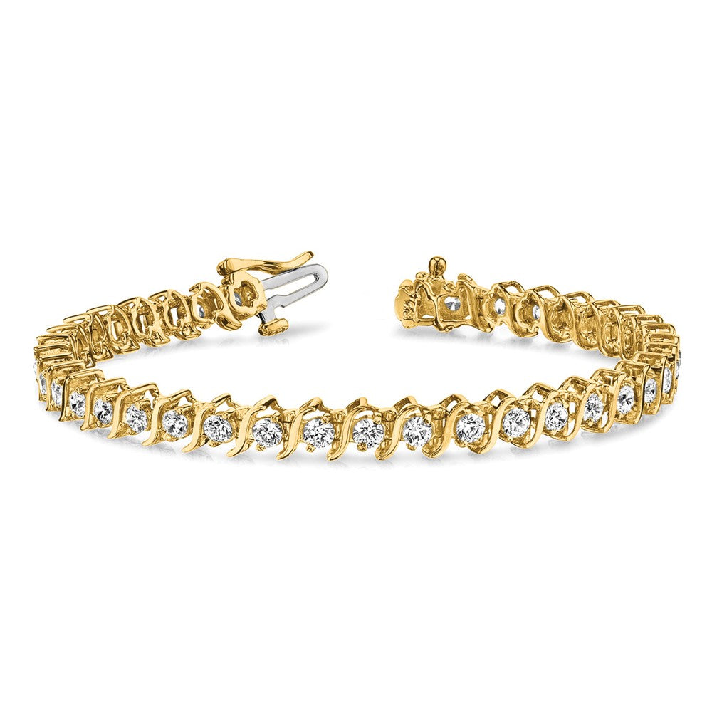 14k A Diamond Tennis Bracelet