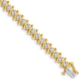 14k 3.5mm Diamond Tennis Bracelet Mounting