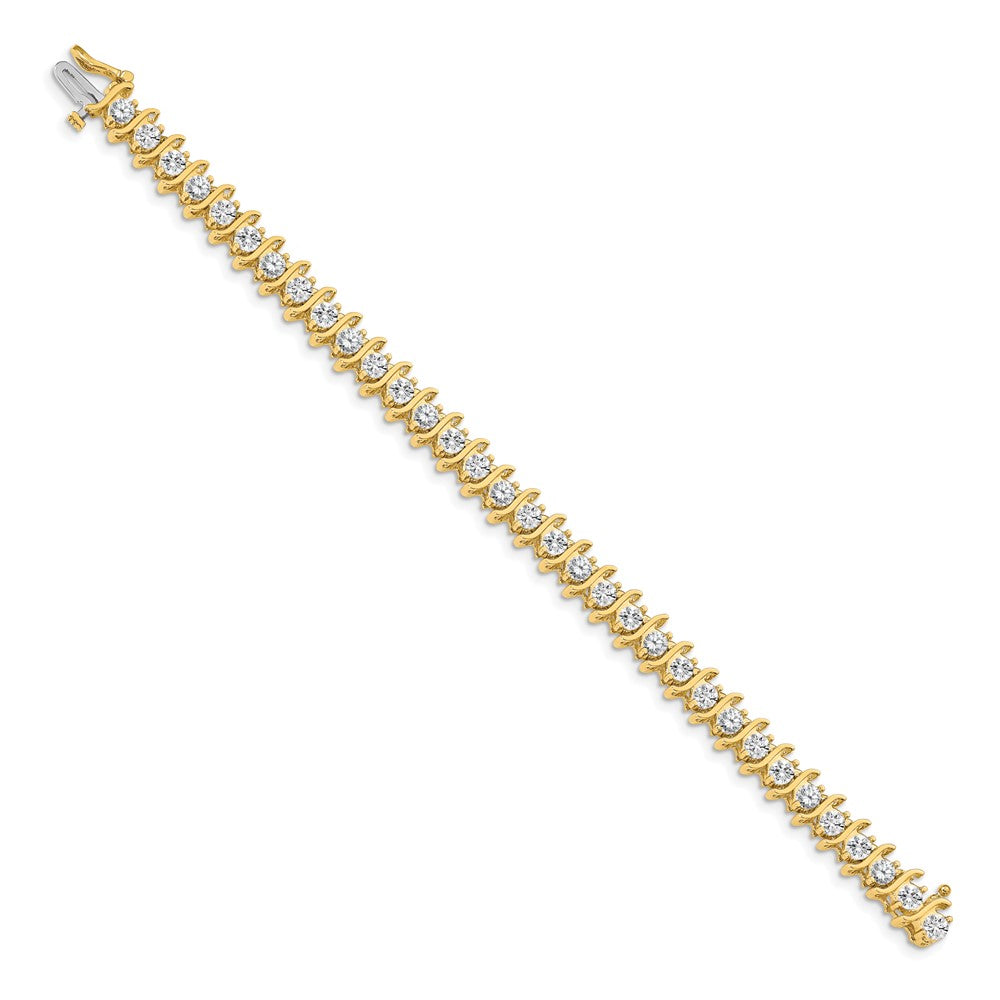 14k A Diamond Tennis Bracelet