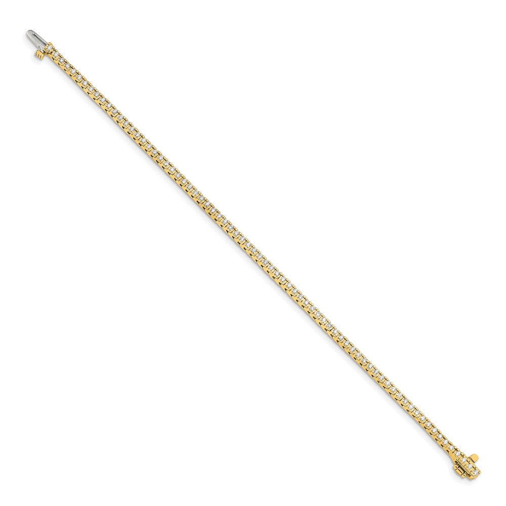 14k AAA Diamond Tennis Bracelet