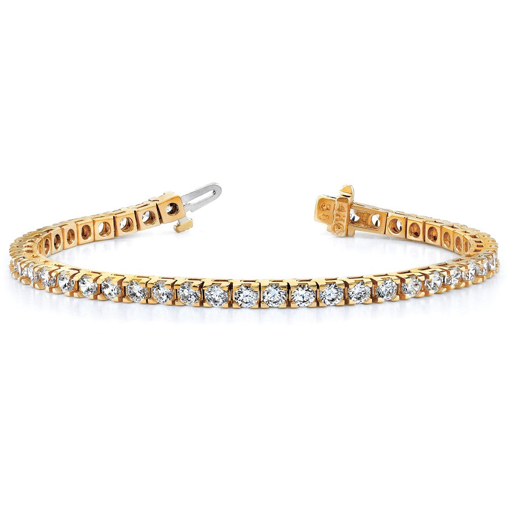 14k AAA Diamond Tennis Bracelet