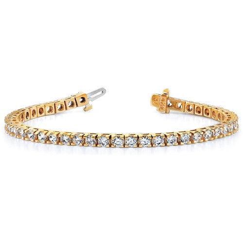 14k AAA Diamond Tennis Bracelet