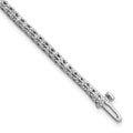 14k White Gold Holds Tennis Bracelet Mounting