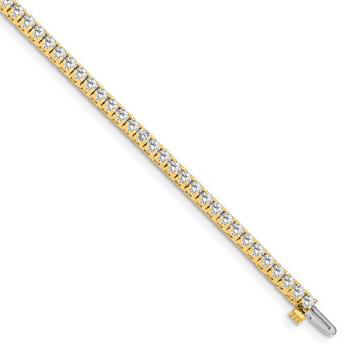 14k AA Diamond Tennis Bracelet