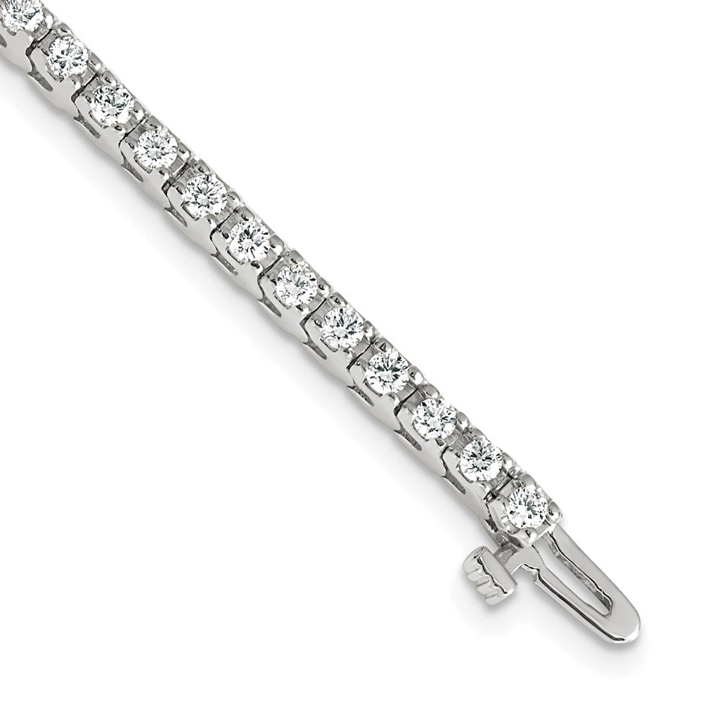 14k White Gold VS Diamond Tennis Bracelet