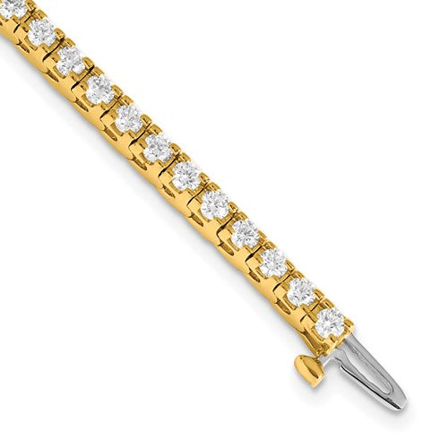 14k AAA Diamond Tennis Bracelet