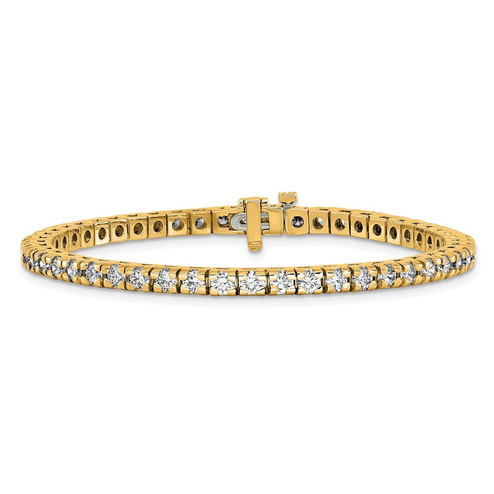 14k AAA Diamond Tennis Bracelet
