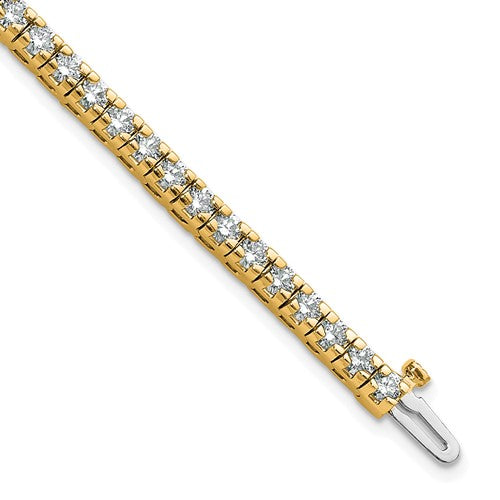 14k AAA Diamond Tennis Bracelet