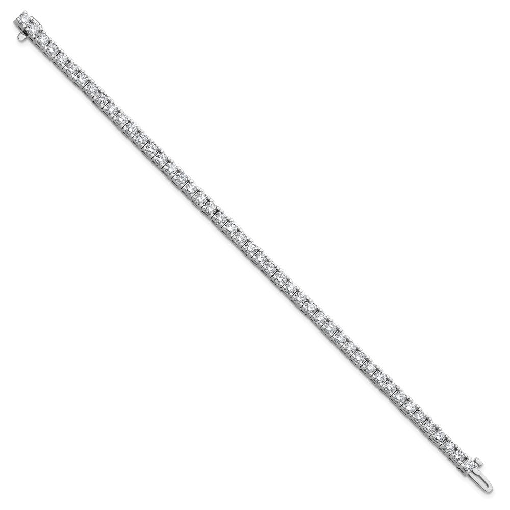 14k White Gold AA Diamond Tennis Bracelet