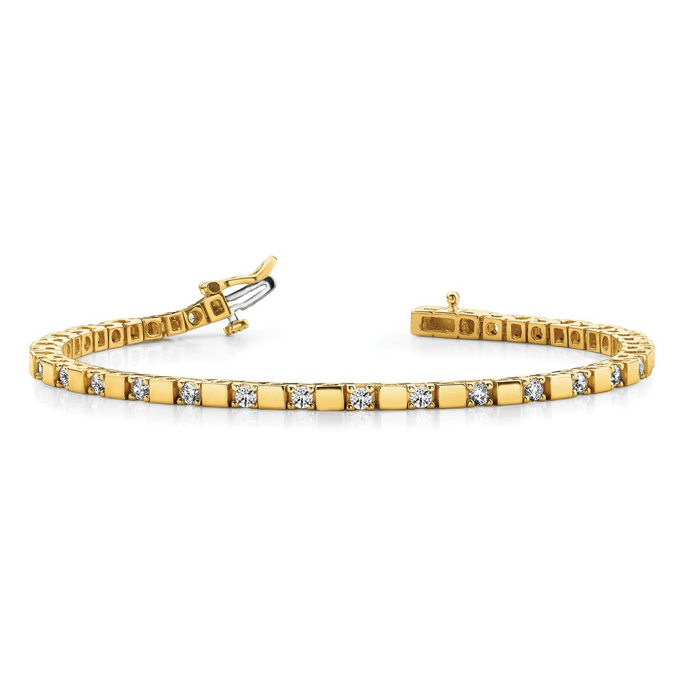 14k A Diamond Tennis Bracelet