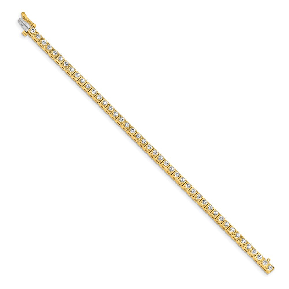14k AAA Diamond Tennis Bracelet