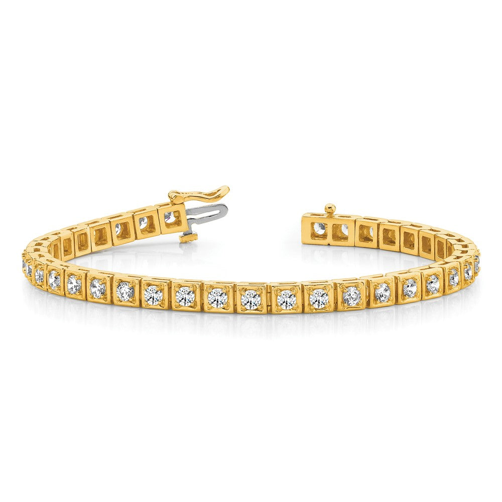 14k A Diamond Tennis Bracelet
