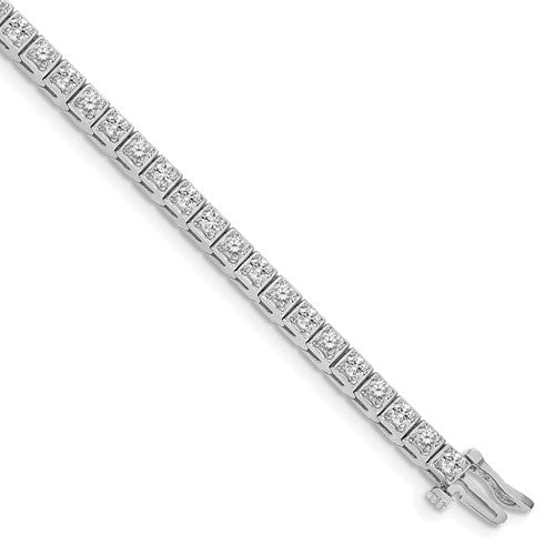 14k White Gold Tennis Bracelet Mtg