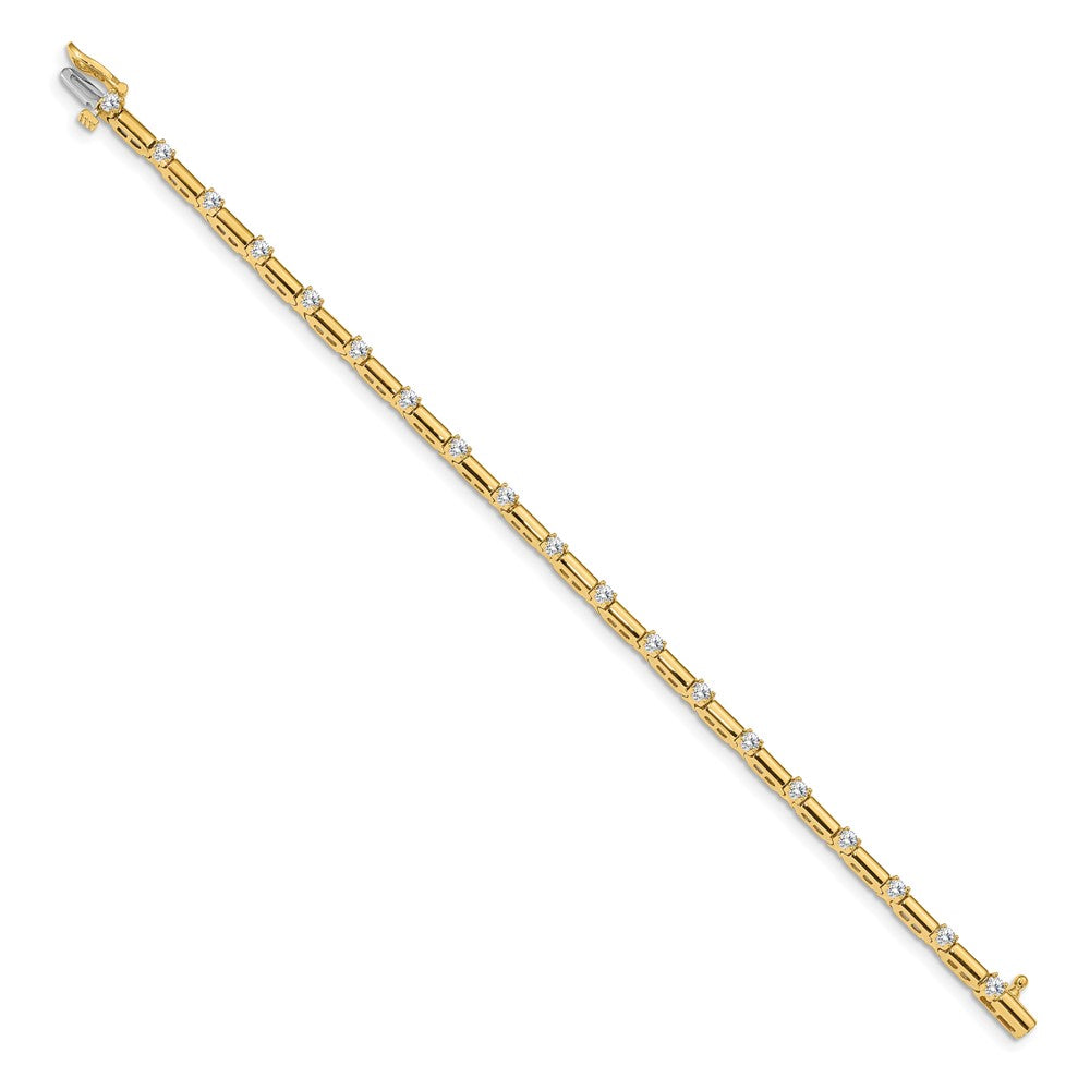 14k AA Diamond Tennis Bracelet