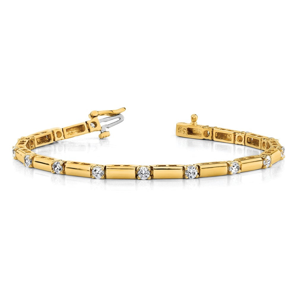 14k AA Diamond Tennis Bracelet