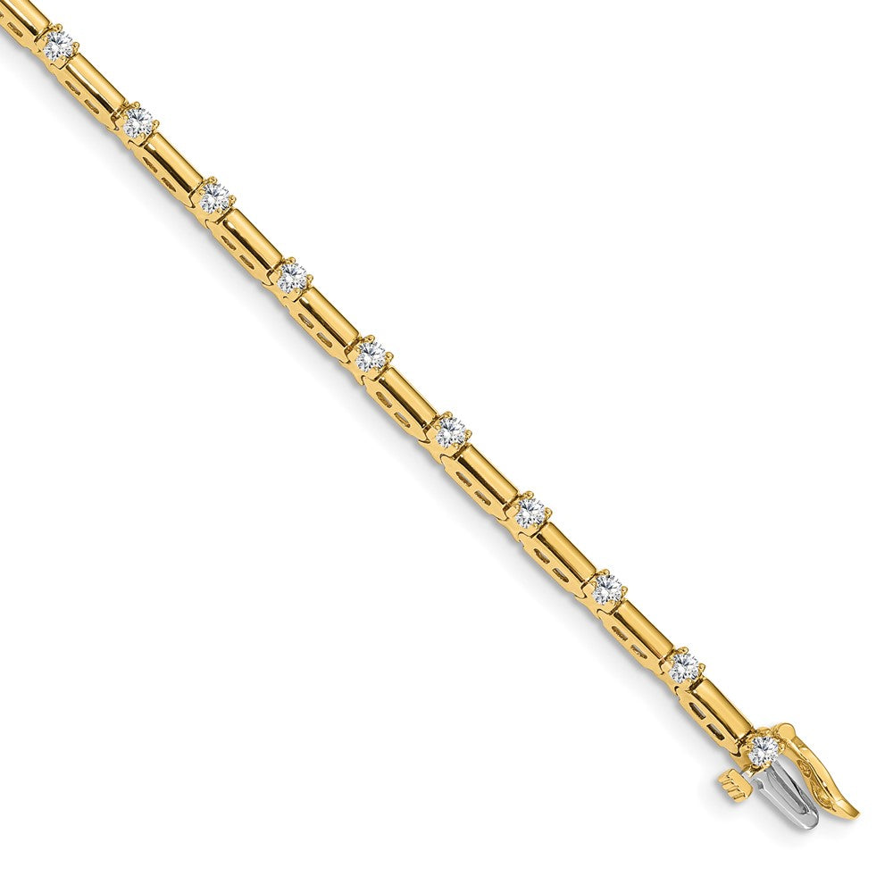 14k AA Diamond Tennis Bracelet