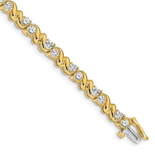 14k 3mm Diamond Tennis Bracelet Mounting
