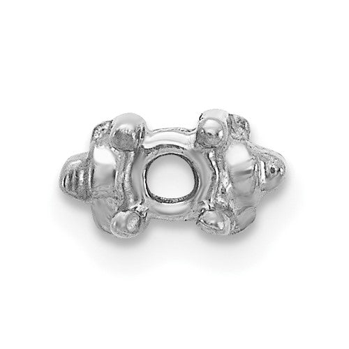 14k White Gold Head, up to 2.75mm Dia., X852 Add-a-Diamond Bracelet