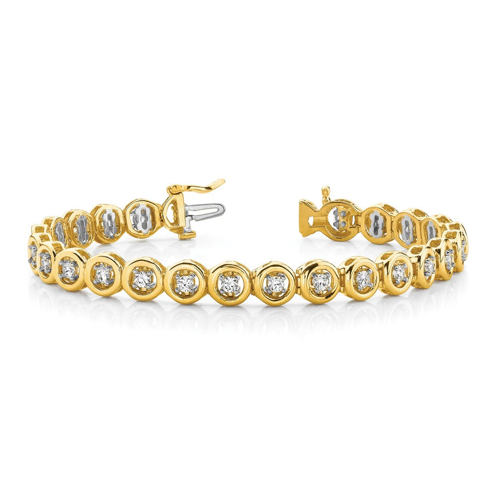 14k VS Diamond Add-A-Diamond Bracelet