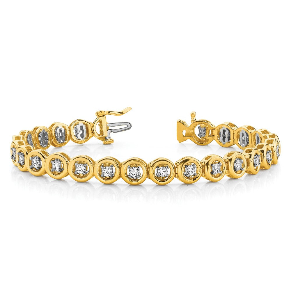 14k VS Diamond Add-A-Diamond Bracelet
