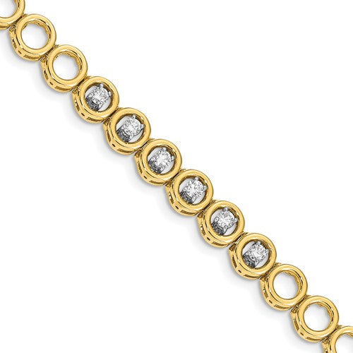 14k VS Diamond Add-A-Diamond Bracelet