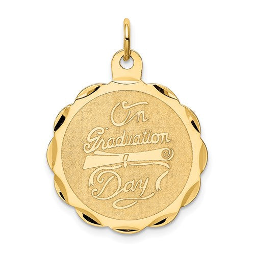 14k ON GRADUATION DAY with Diploma Charm