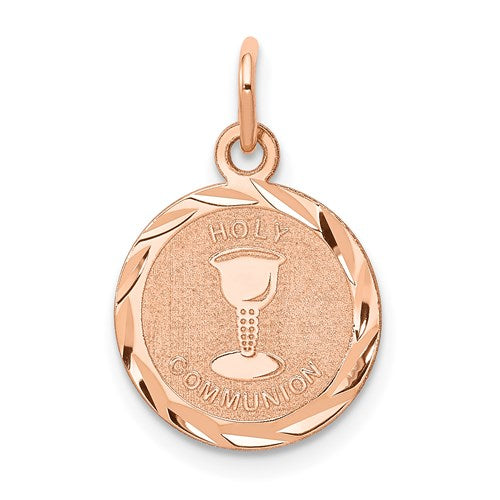 14k Rose-Gold Holy Communion Charm