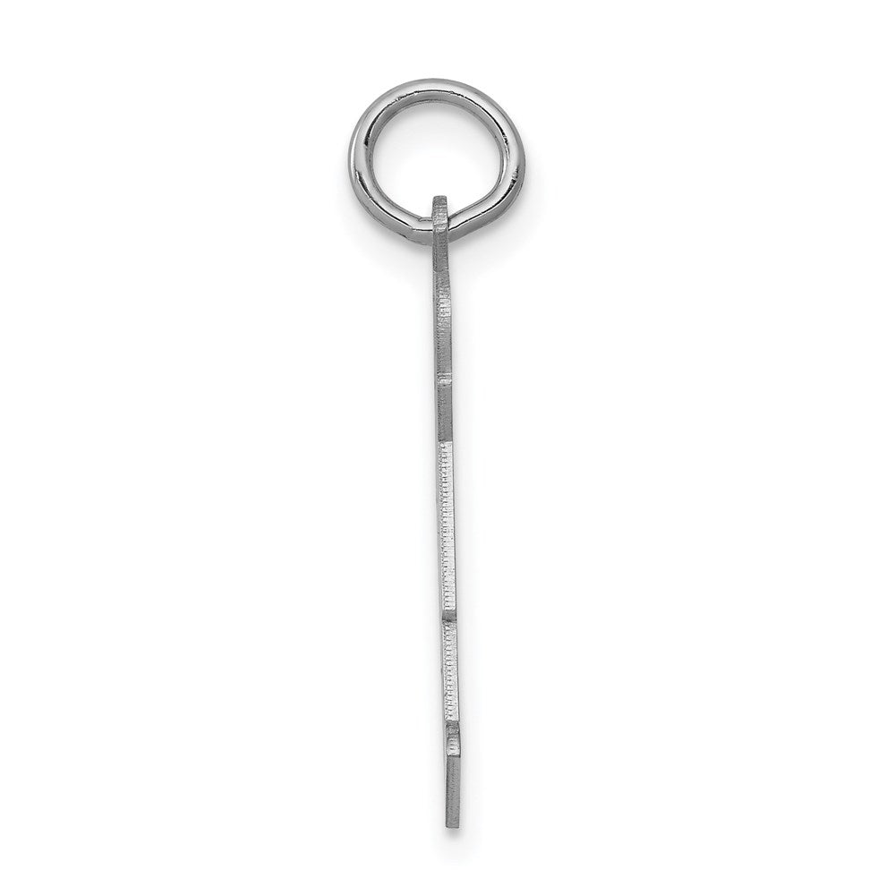 14k White Gold Kid Charm