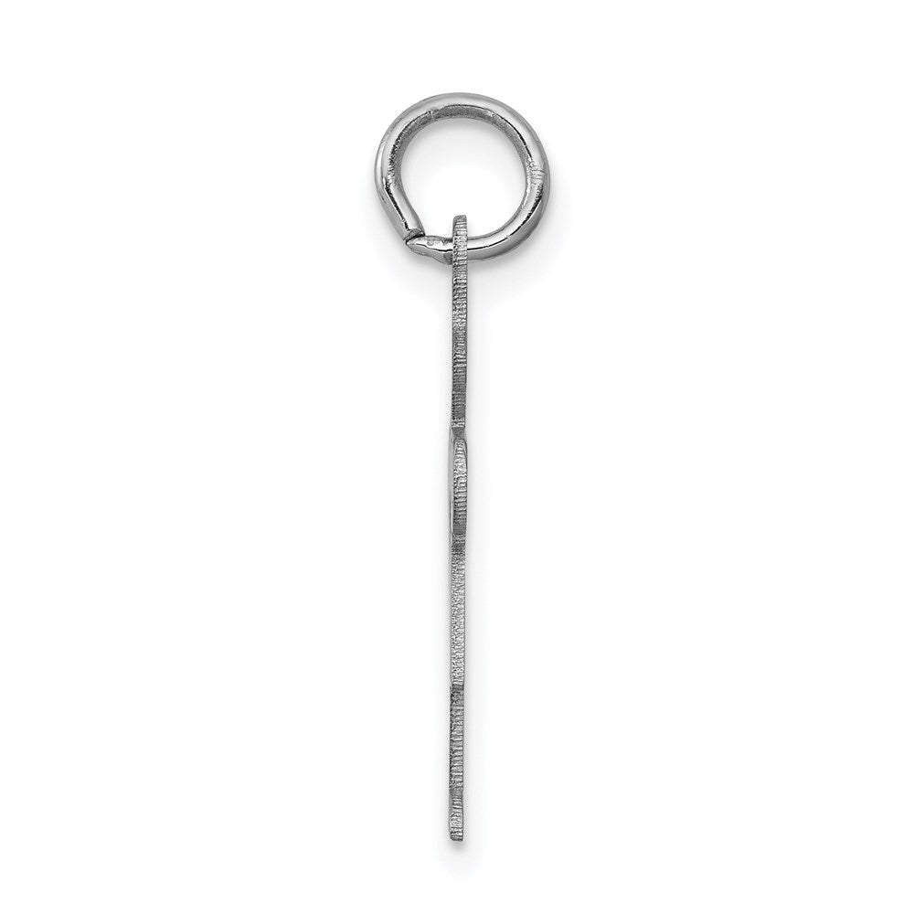 14k White Gold Kid Charm