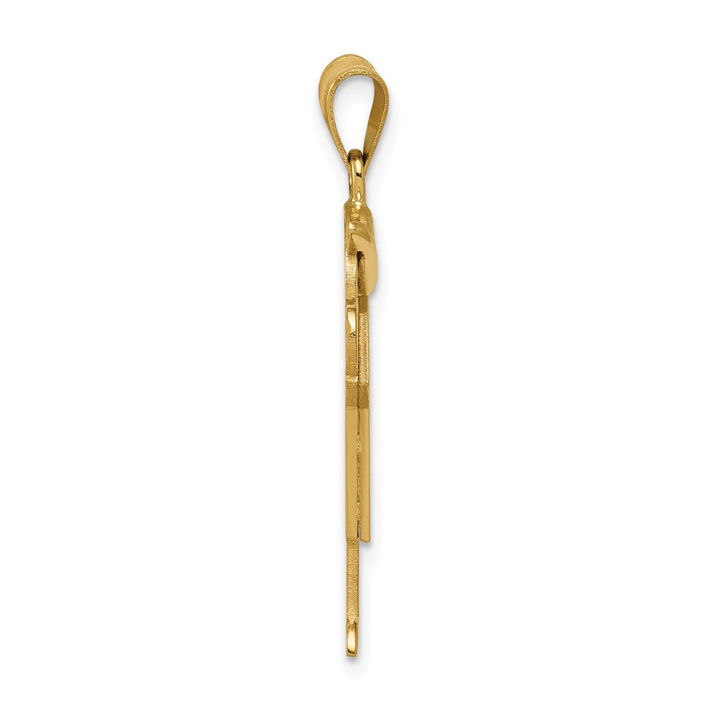 14k AA Diamond Kid Pendant