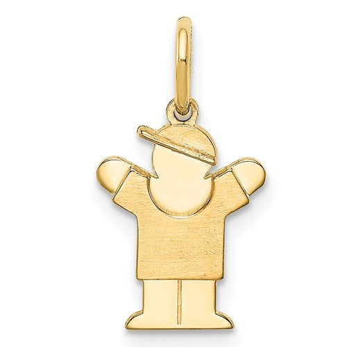 14k Mini Boy Love Charm