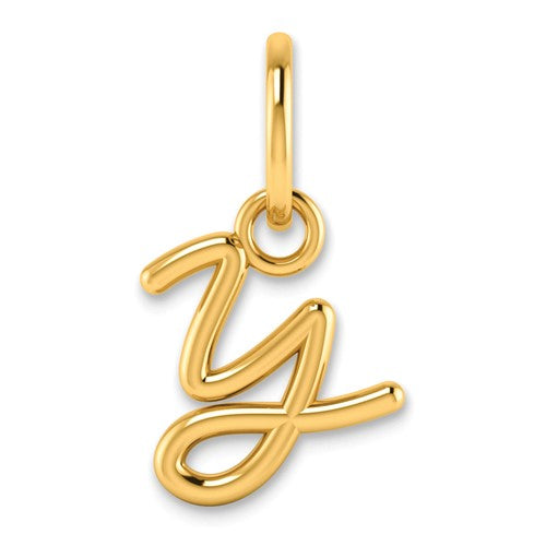 14KY Upper case Letter Y Initial Charm