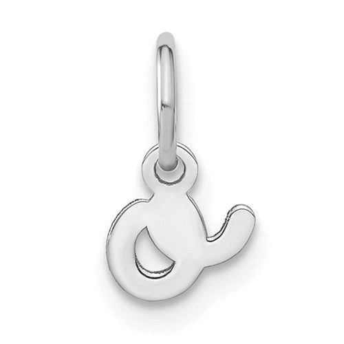 14KW Lower case Letter O Initial Charm