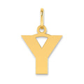 14ky Letter Y Initial Pendant