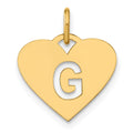 14ky Initial Letter G Initial Charm