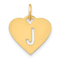 14ky Initial Letter J Initial Charm