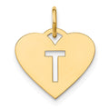 14ky Initial Letter T Initial Charm