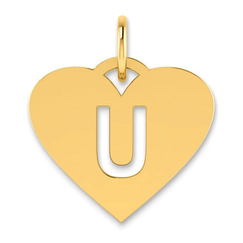 14ky Initial Letter U Initial Charm