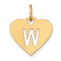 14ky Initial Letter W Initial Charm