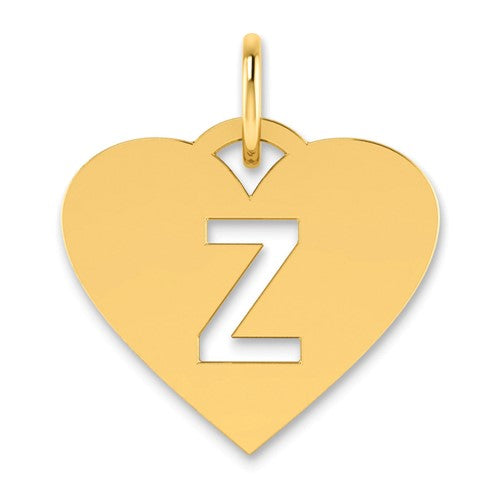 14ky Initial Letter Z Initial Charm