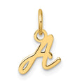 14K Uppercase Letter A Initial Charm