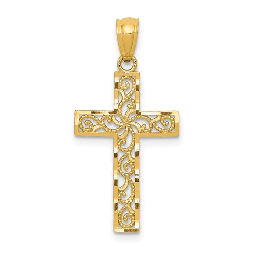 14k Cross Pendant