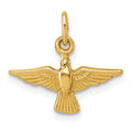 14k Polished Dove Pendant