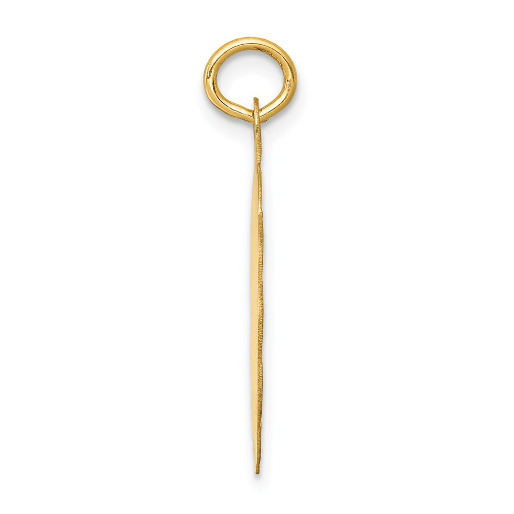 14k First Holy Communion Disc Charm